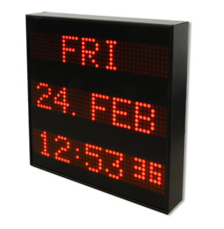 DU35K NET: Datumska ura s priključkom za omrežje Ethernet TCP/IP